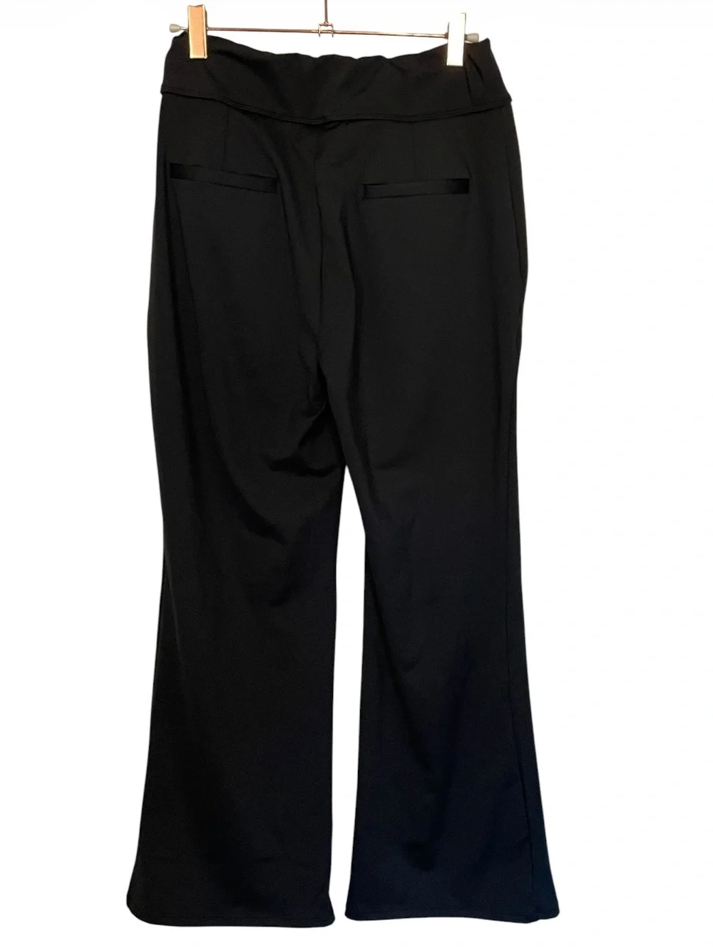 Halara Flex DayStretch Mid Rise Side Zipper Pocket Work Flare Pants